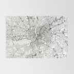 Richmond White Map Rug Gallery Image 2