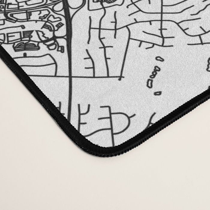 Richmond White Map Desk Mat Gallery Image 4