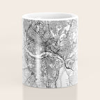 Richmond White Map Coffee Mug Gallery Image 4