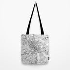 Richmond White Map Tote Bag Gallery Image 2