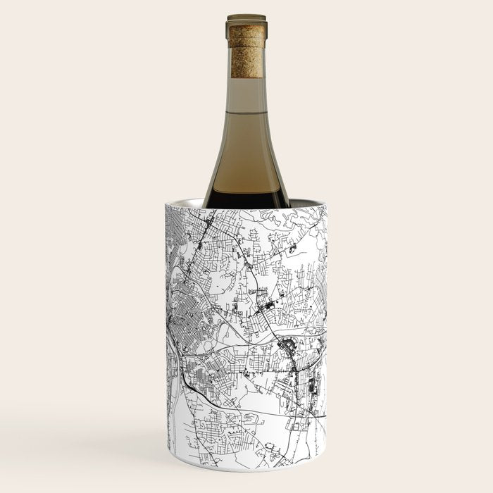 Richmond White Map Wine Chiller Gallery Image 3
