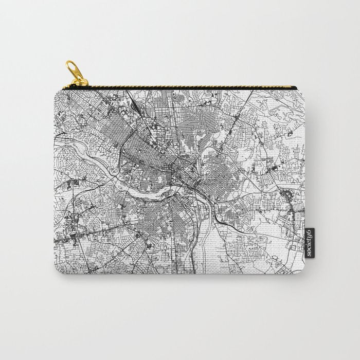 Richmond White Map Carry All Pouch Gallery Image 1