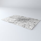 Richmond White Map Rug Gallery Image 3
