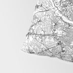 Richmond White Map Pillow Sham Gallery Image 4