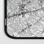 Richmond White Map Laptop Sleeve Gallery Image 3