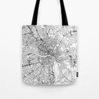Richmond White Map Tote Bag Gallery Image 1