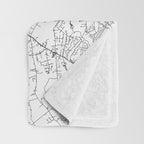 Richmond White Map Throw Blanket Gallery Image 3