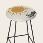Sunburst Hand Stool Gallery Image 2