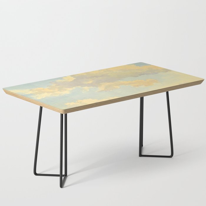 Watercolor Sunrise Clouds Heavenly Pastel Warm Colors Coffee Table Gallery Image 1