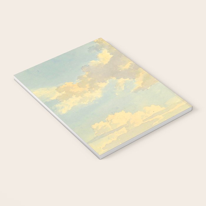 Watercolor Sunrise Clouds Heavenly Pastel Warm Colors Notebook Gallery Image 3