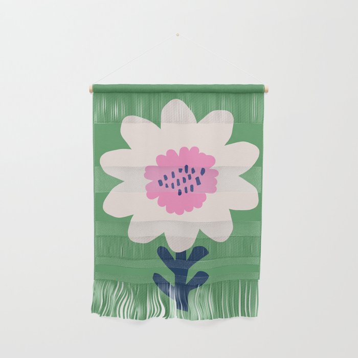 Sunflower - green & pink Wall Hanging Gallery Image 1