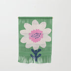 Sunflower - green & pink Wall Hanging Gallery Image 1