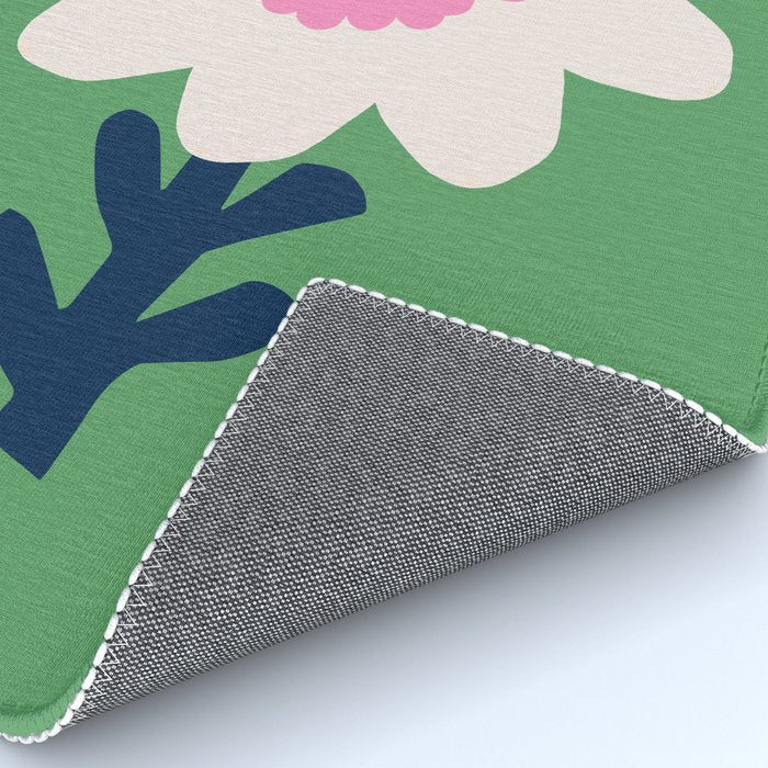 Sunflower - green & pink Rug Gallery Image 4