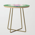 Sunflower - green & pink Side Table Gallery Image 1