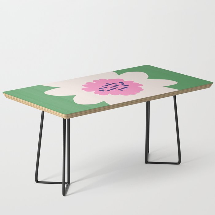 Sunflower - green & pink Coffee Table Gallery Image 1