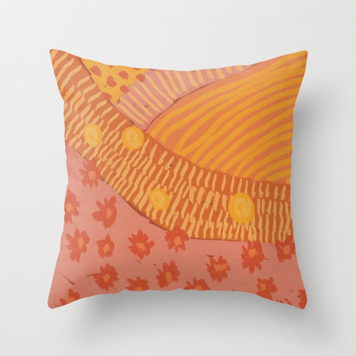 Fairy Tale Landscape #3 Throw Pillow Gallery Image 1