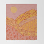 Fairy Tale Landscape #3 Throw Blanket Gallery Image 2