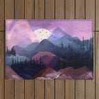 Misty Mountain Morning Outdoor Rug Gallery Image 1