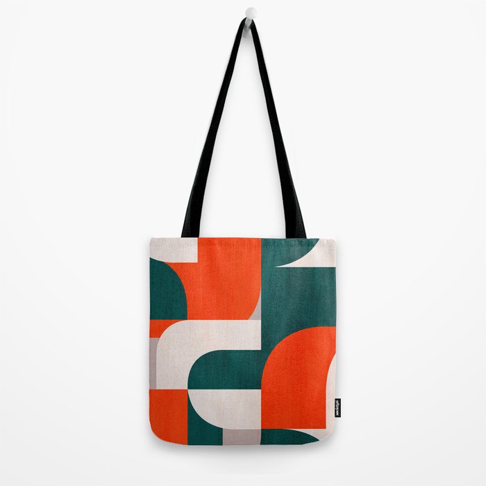 Mid century landscape Tote Bag Gallery Image 2