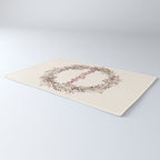 Merry Christmas Wreath Rug Gallery Image 3