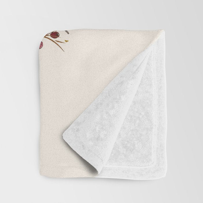 Merry Christmas Wreath Throw Blanket Gallery Image 3