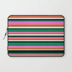 Classic Stripes XIV - Bold Retro Laptop Sleeve Gallery Image 1