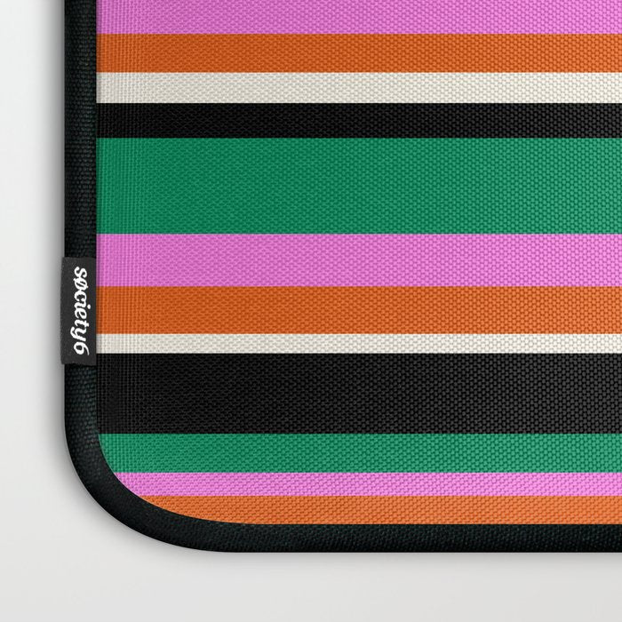 Classic Stripes XIV - Bold Retro Laptop Sleeve Gallery Image 3