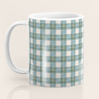 Green, Blue, and Ivory Traditional Plaid Pattern Coffee Mug Gallery Image 3
