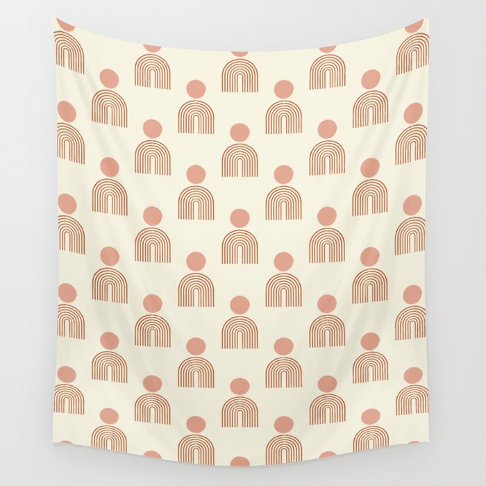 Full moon rainbow pattern collection SS01 Wall Tapestry Gallery Image 4