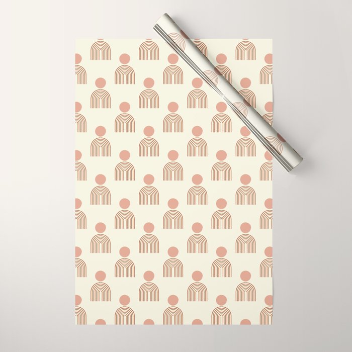 Full moon rainbow pattern collection SS01 Wrapping Paper Gallery Image 1