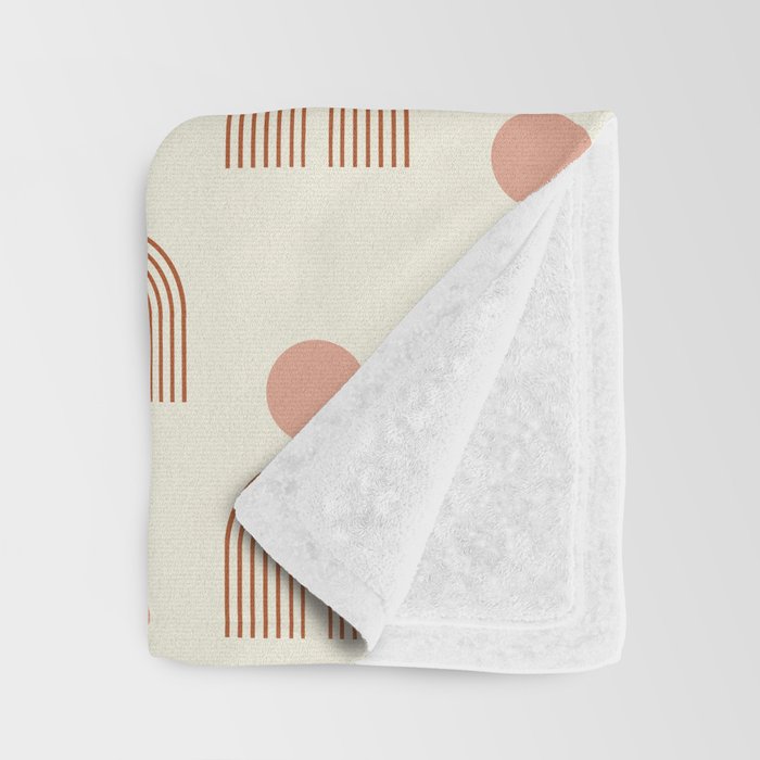Full moon rainbow pattern collection SS01 Throw Blanket Gallery Image 3