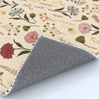 Spring Garden Flower Collection - Cream Rug Gallery Image 4