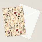 Spring Garden Flower Collection - Cream Stationery Card Gallery Image 2