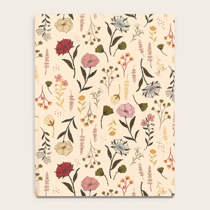 Spring Garden Flower Collection - Cream Notebook Gallery Image 4