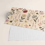 Spring Garden Flower Collection - Cream Wrapping Paper Gallery Image 2