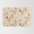 Spring Garden Flower Collection - Cream Rug Gallery Image 2