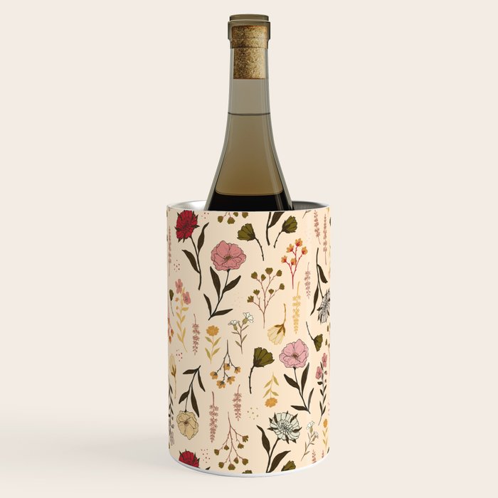 Spring Garden Flower Collection - Cream Wine Chiller Gallery Image 3