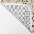 Spring Garden Flower Collection - Cream Bath Mat Gallery Image 2