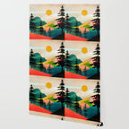 Colorful Morning in the Mountain Forest Wallpaper Gallery Image 2
