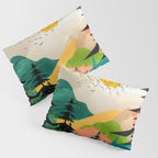 Colorful Morning in the Mountain Forest Pillow Sham Gallery Image 3