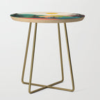 Colorful Morning in the Mountain Forest Side Table Gallery Image 1
