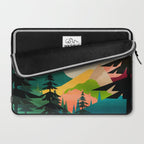 Colorful Morning in the Mountain Forest Laptop Sleeve Gallery Image 2