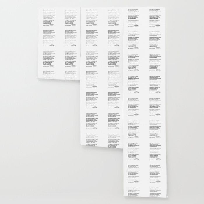 Emily Dickinson Hope is the thing with feathers  Wallpaper Gallery Image 3
