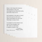 Emily Dickinson Hope is the thing with feathers  Wrapping Paper Gallery Image 3