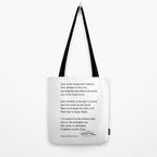 Emily Dickinson Hope is the thing with feathers  Tote Bag Gallery Image 2