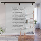 Emily Dickinson Hope is the thing with feathers  Wall Mural Gallery Image 1