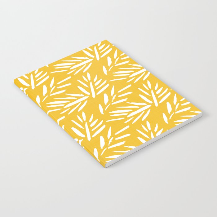 Tribal Husk - yellow Notebook Gallery Image 1