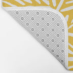Tribal Husk - yellow Bath Mat Gallery Image 2