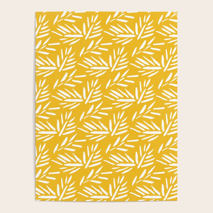 Tribal Husk - yellow Poster Gallery Image 4