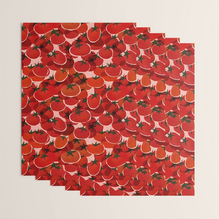 Multi Tomatoes Wrapping Paper Gallery Image 3